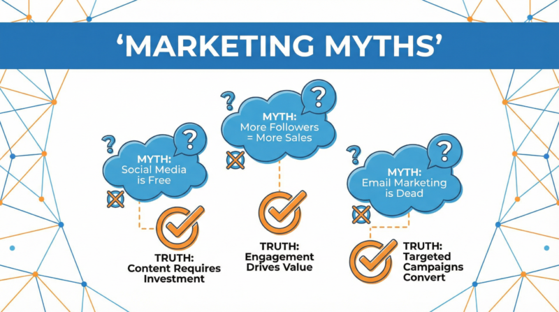 Common Marketing Myths That Mislead Beginners
